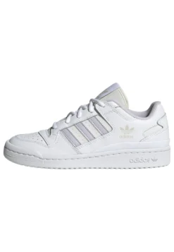 Adidas Originals Forum Low- Trainers - Cloud White Silver Dawn Off White