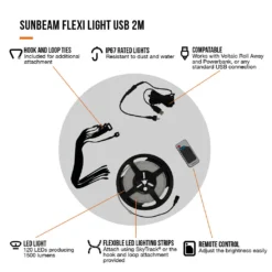 Vango Sunbeam Flexi Light 2m (USB) -JELLYCAT SALES family essentials infographicscall outs5
