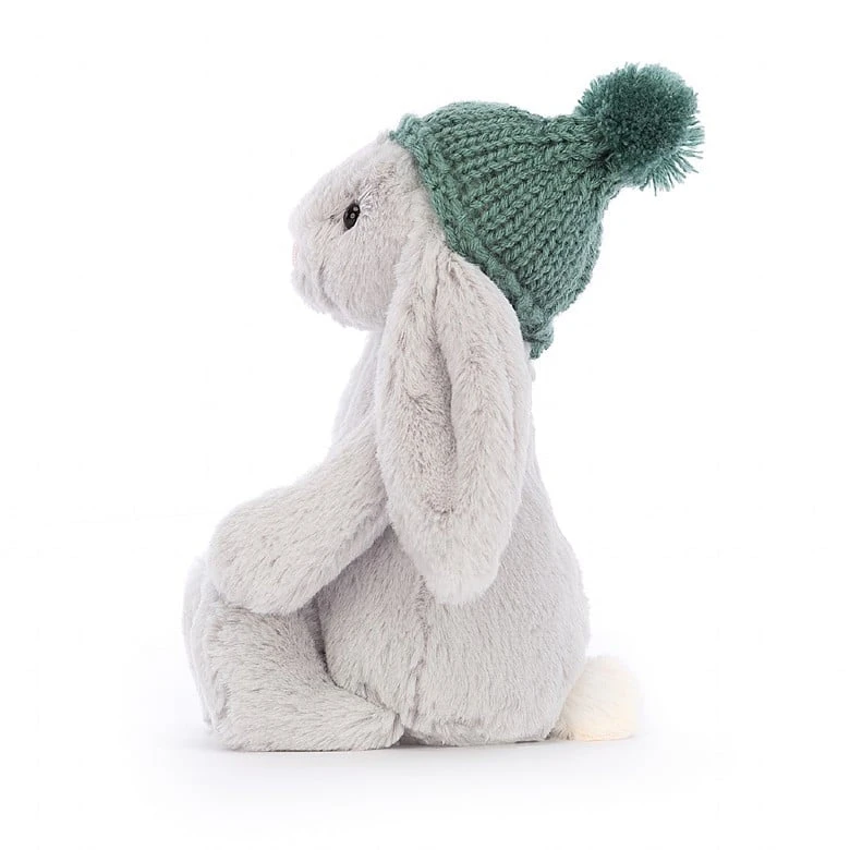 JELLYCAT BASHFUL TOASTY BUNNY SMALL SILVER 2 JELLYCAT BASHFUL TOASTY BUNNY SMALL SILVER - Image 2