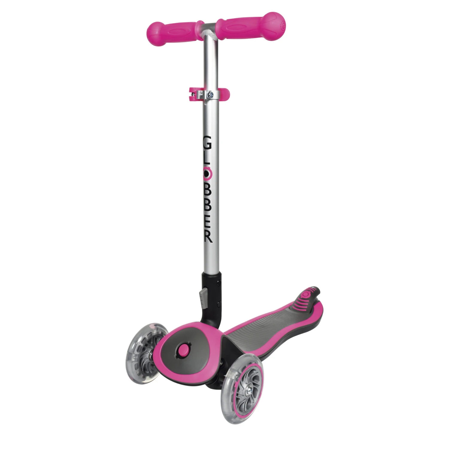 GLOBBER Kids' Advanced Scooter - Light Neon Pink 3 GLOBBER Kids' Advanced Scooter - Light Neon Pink - Image 3