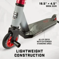 Mongoose Rise 100 Pro Freestyle Scooter Blk/Red -JELLYCAT SALES k88226bc19fb0e7751a764ebb1de5ca23