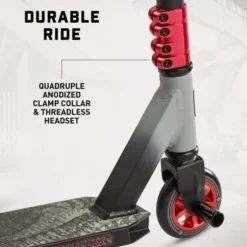 Mongoose Rise 100 Pro Freestyle Scooter Blk/Red -JELLYCAT SALES ka3fd4f5cbed1113120ef3cf791a86520
