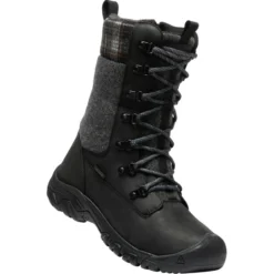 Keen Greta Tall WP Boots Women Black/black Plaid