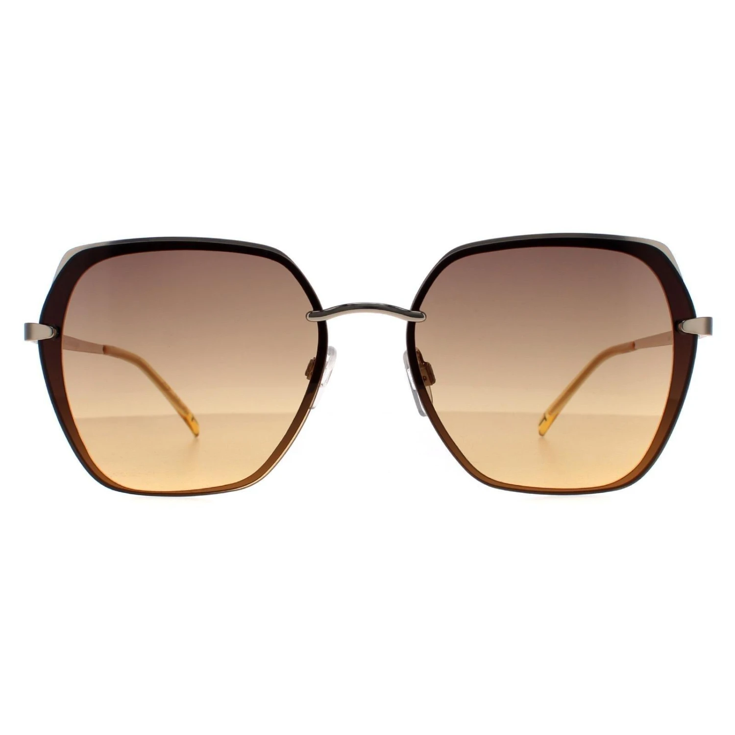 Ted Baker Butterfly Gold Brown Gold Gradient TB1657 Noa Sunglasses 1 Ted Baker Butterfly Gold Brown Gold Gradient TB1657 Noa Sunglasses