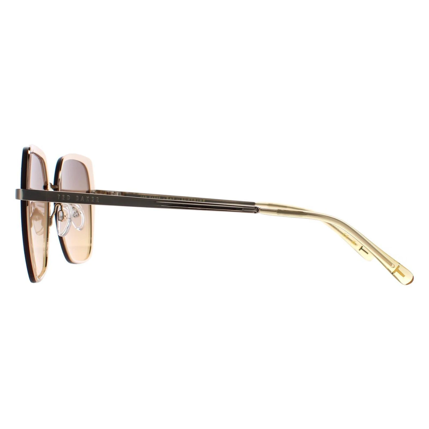 Ted Baker Butterfly Gold Brown Gold Gradient TB1657 Noa Sunglasses 3 Ted Baker Butterfly Gold Brown Gold Gradient TB1657 Noa Sunglasses - Image 3