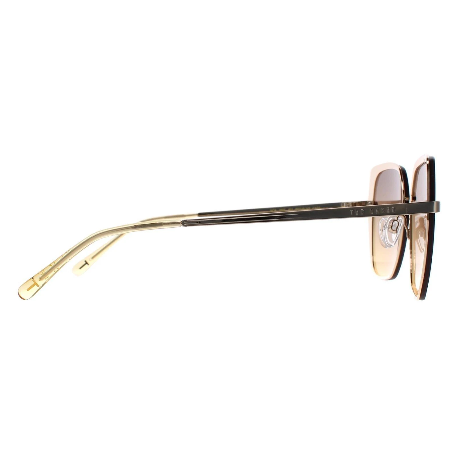 Ted Baker Butterfly Gold Brown Gold Gradient TB1657 Noa Sunglasses 4 Ted Baker Butterfly Gold Brown Gold Gradient TB1657 Noa Sunglasses - Image 4