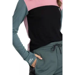 Mons Royale W YOTEI BF LS, Dusty Pink - Burnt Sage -JELLYCAT SALES mons royale w yotei bf ls 21b mry 100022 dusty pink burnt sage 5