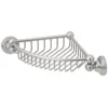 Perrin & Rowe Corner Basket Pewter