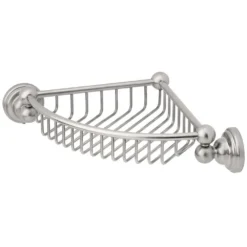 Perrin & Rowe Corner Basket Pewter