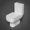 RAK Series 600 Open Back WC Pan, Cistern & Slim Sandwich Seat