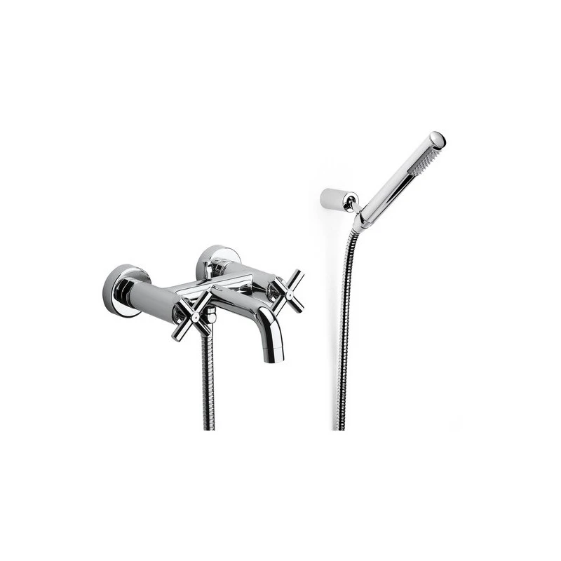 Roca Loft Wall Mounted Bath Shower Mixer With Kit Chrome 1 Roca Loft Wall Mounted Bath Shower Mixer With Kit Chrome