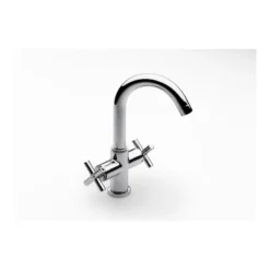 Roca Loft Basin Mixer With Swivel Spout & Pop Up Waste Chrome