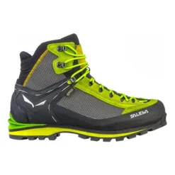 Salewa Crow Fluor GORE-TEX Hiking Boots Grey Fluorescent Green -JELLYCAT SALES sl 61328 5320 100 1
