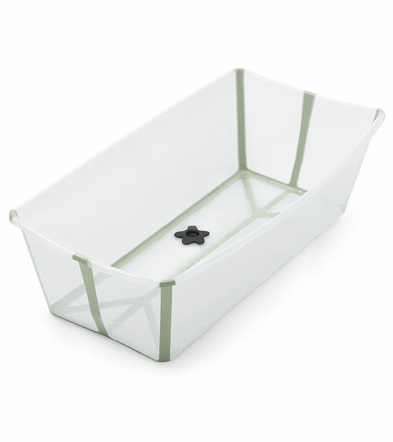 Stokke Flexi Bath X-Large Heat Sensitive - Transparent Green 1 Stokke Flexi Bath X-Large Heat Sensitive - Transparent Green