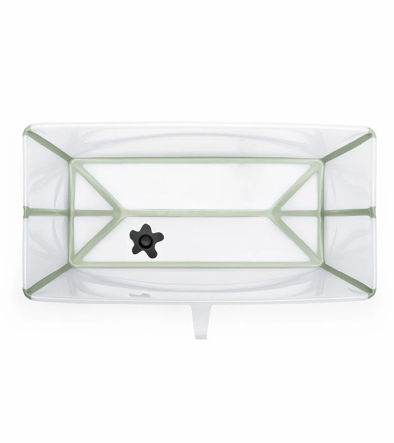 Stokke Flexi Bath X-Large Heat Sensitive - Transparent Green 4 Stokke Flexi Bath X-Large Heat Sensitive - Transparent Green - Image 4