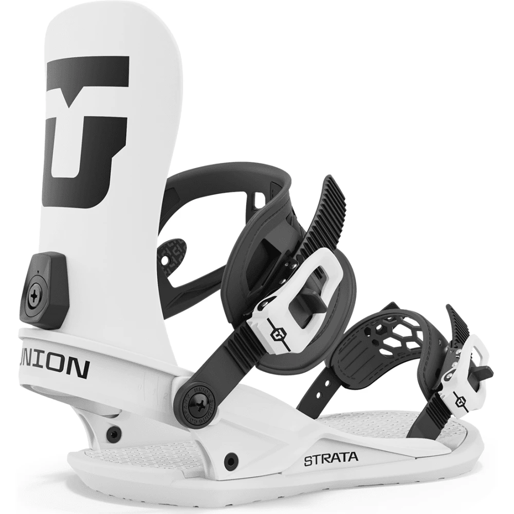 Union Strata Snowboard Bindings White - 2024 1 Union Strata Snowboard Bindings White - 2024