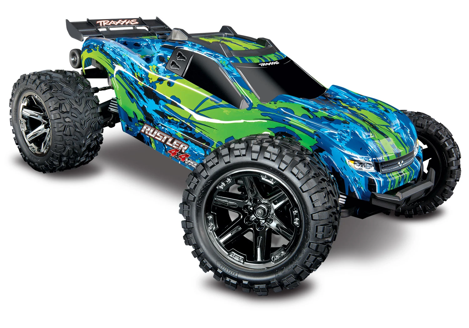Traxxas Rustler Green VXL 4X4 1:10 ARTR 1 Traxxas Rustler Green VXL 4X4 1:10 ARTR