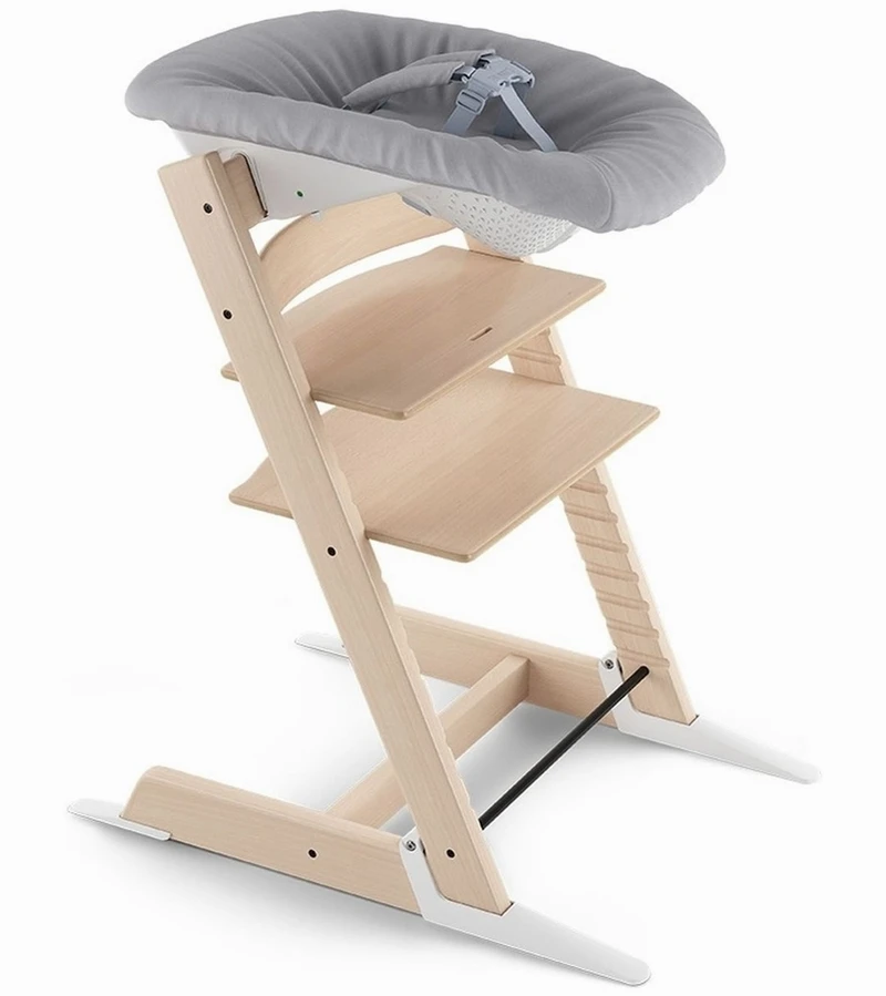 Stokke Tripp Trapp Chair + Newborn Set (One Box) - Natural 3 Stokke Tripp Trapp Chair + Newborn Set (One Box) - Natural - Image 3