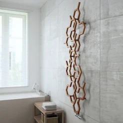 Alternative view of Terma Hex H1700 X W573mm Bright Copper Designer Radiator